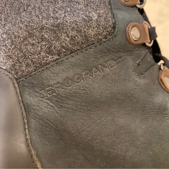 Cole Haan Women's Zerogrand Waterproof Hiking‎ Boots Ankle Nubuck Size 6 Black - Picture 7 of 14